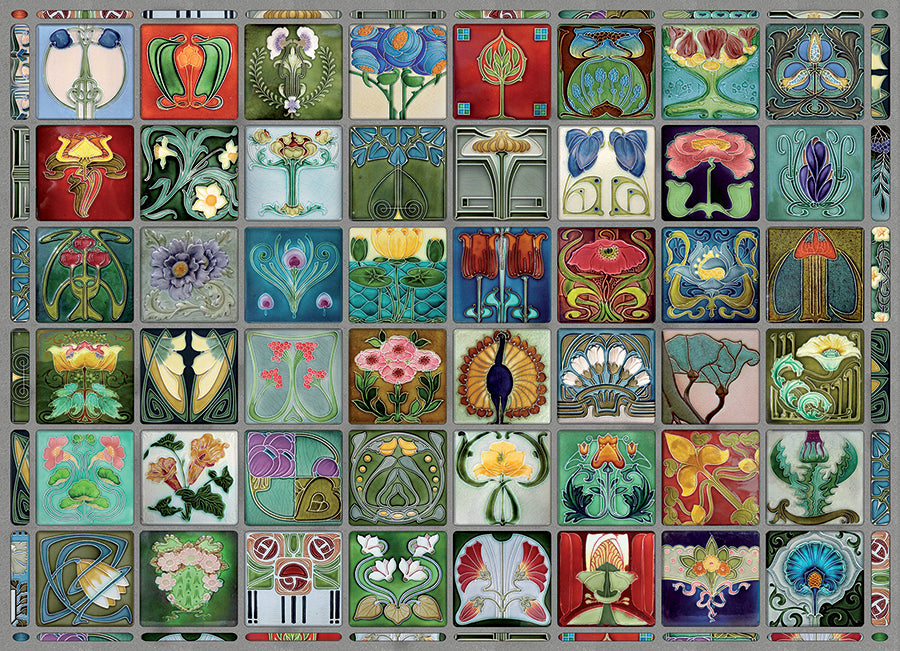 Art Nouveau Tiles  | 1000 Piece