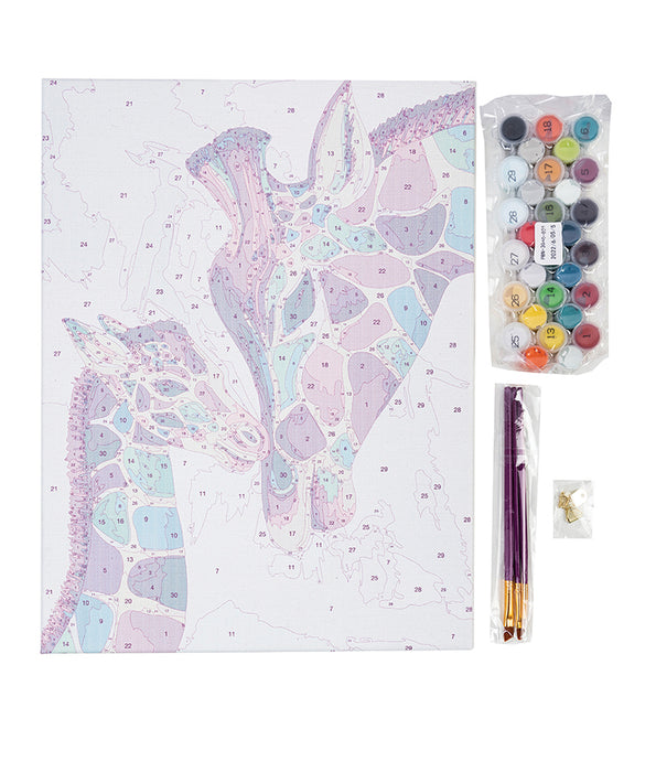 CA PBN (Large): Colorful Giraffes