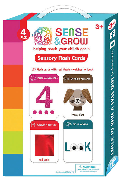 Sense and Grow: Sensory Flash Cards