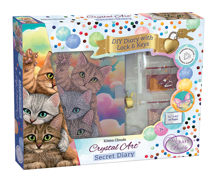 CA Secret Diary Kit: Kitten Clouds