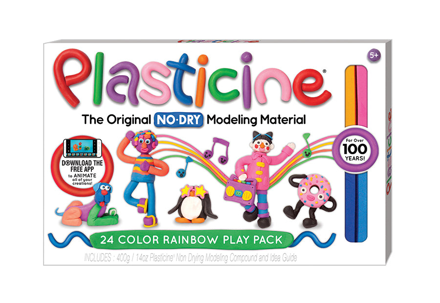 Plasticine - 24 Colour Pack (12 in PDQ)