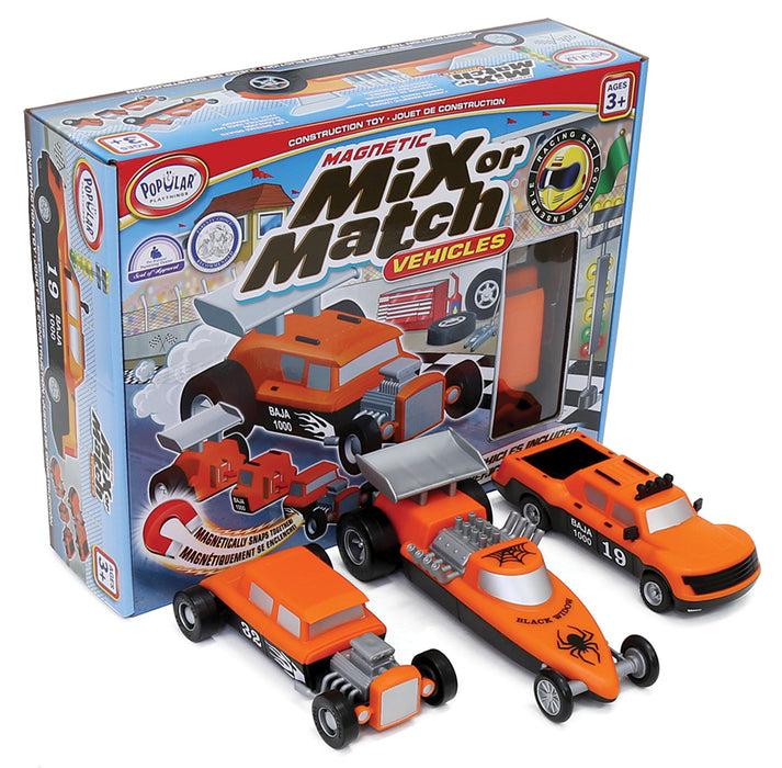 Mix or Match Vehicles Race (Bilingual)