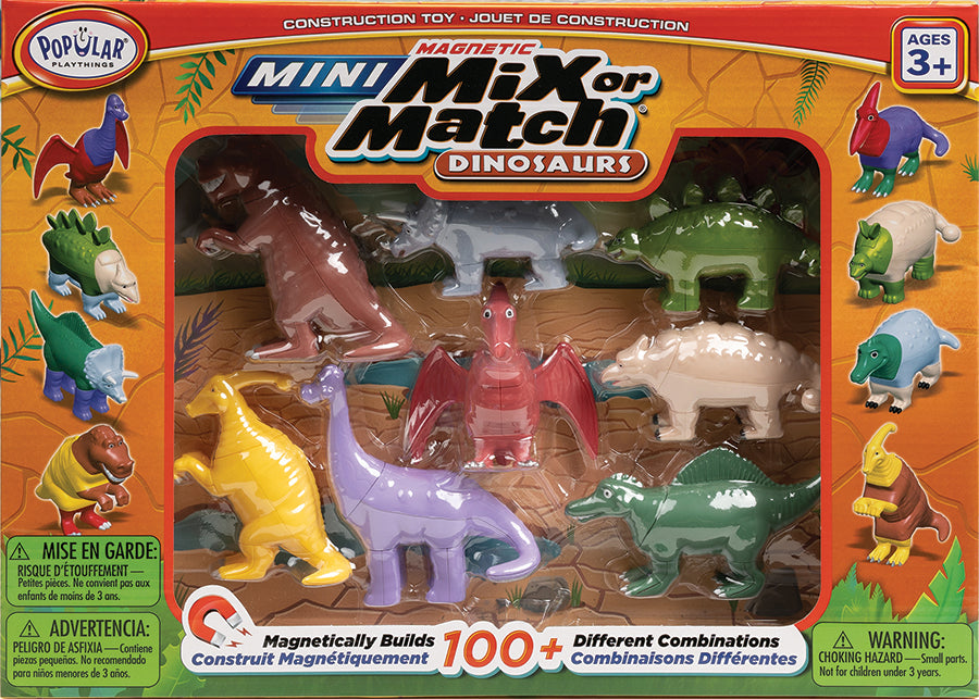 Mix or Match Dinosaurs (Bilingual)
