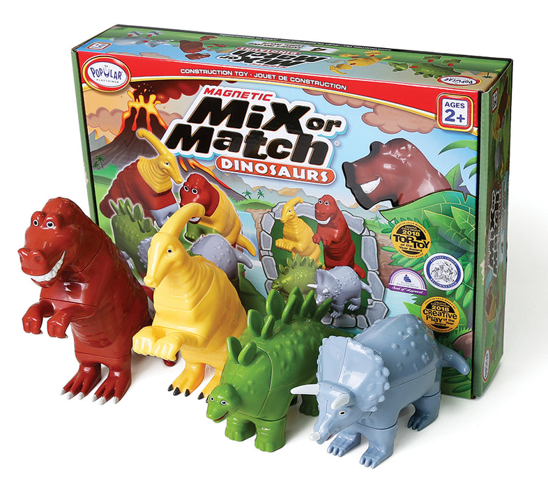 Mix or Match Dinosaurs (Bilingual)