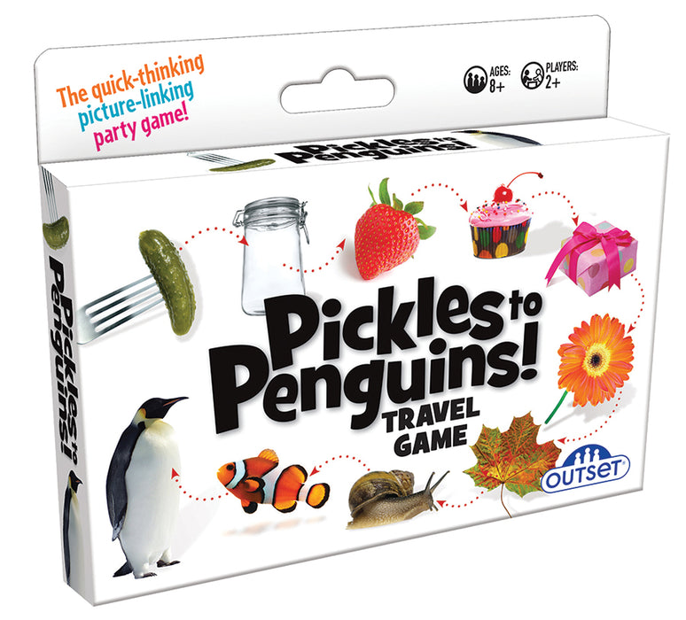 Des cornichons aux pingouins ! Jeu de voyage