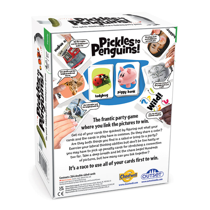 Des cornichons aux pingouins ! (nouvelle taille de boîte)