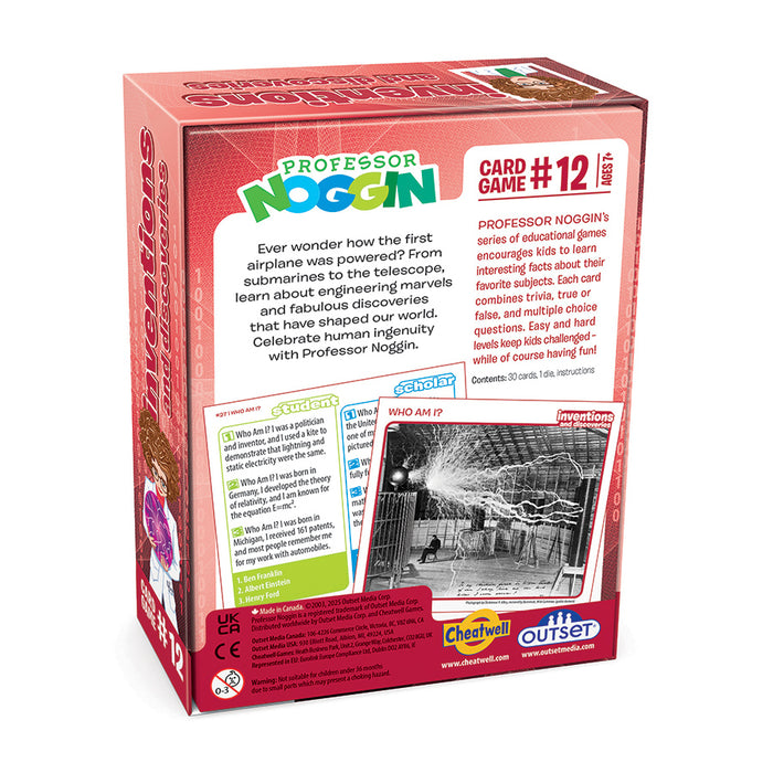 Prof. Noggin Inventions and Discoveries