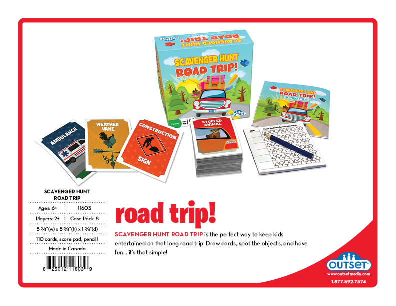 Briarpatch Travel Scavenger Hunt Card Game for Kids, Activities for Family  Vacations, Road Trips and Car Rides, Ages 7 and Up