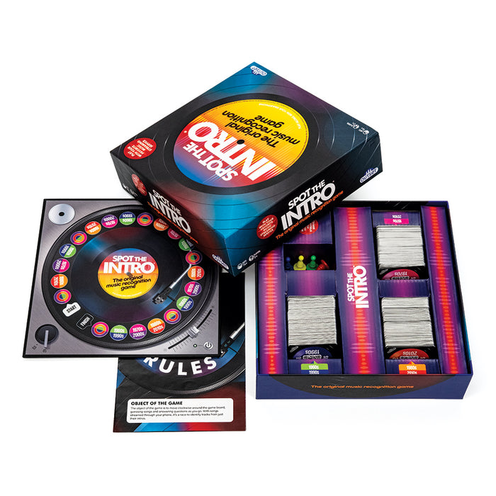 Cheatwell Games Spot The Intro – Musik-Brettspiel – 4+ Spieler – Ab 14 Jahren – Partyspaß Mit 1200 Hits Cheatwell Games Spot The Intro – Musik-Brettspiel – 4+ Spieler – Ab 14 Jahren – Partyspaß Mit 1200 Hits
