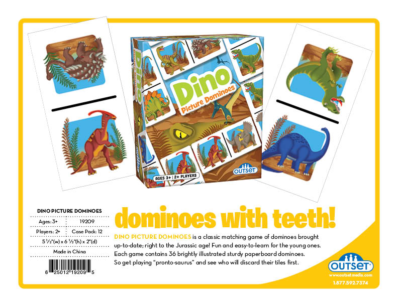 Dominos illustrés : Dino