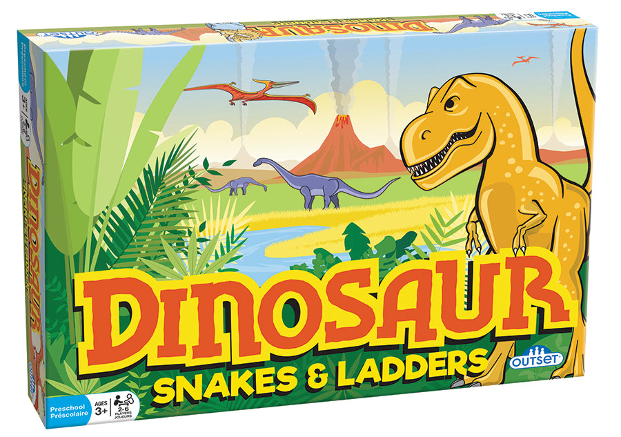 Dinosaur Snakes and Ladders (vintage design)