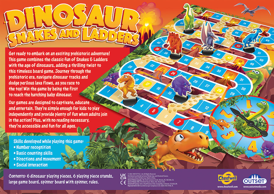 Dinosaur Snakes and Ladders