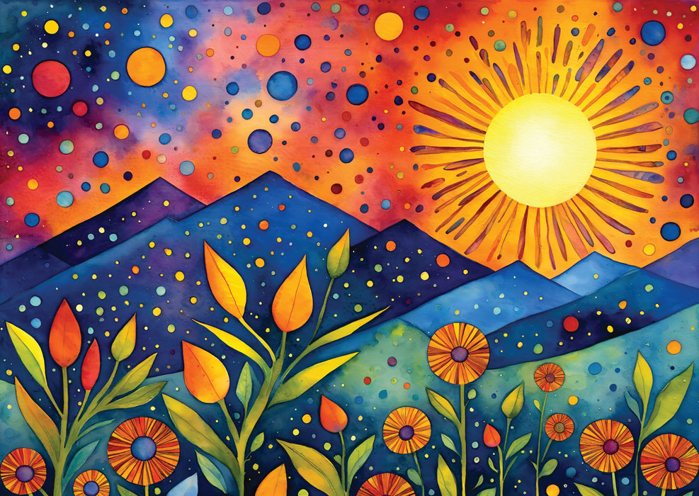 Sunset Rain | 1000 Piece | AI Assistance