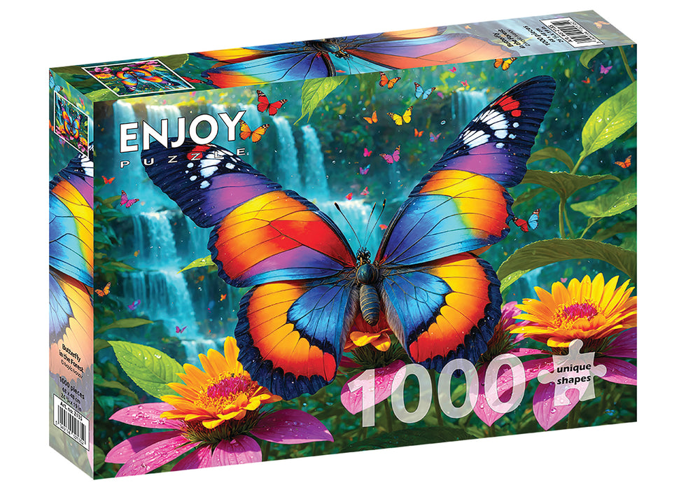 Butterfly in the Forest | 1000 Piece | AI Assistance