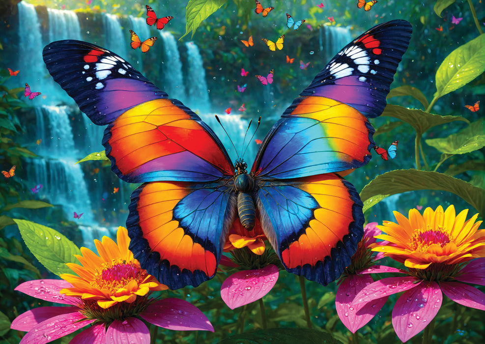 Butterfly in the Forest | 1000 Piece | AI Assistance