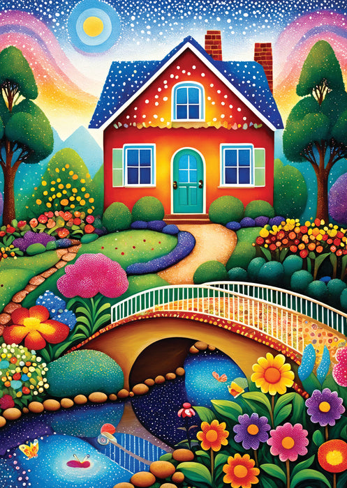 House of Colors | 1000 Piece | AI Assistance