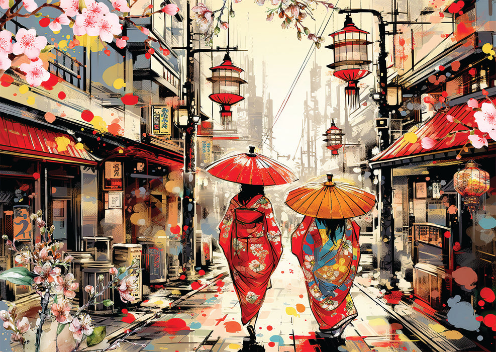 Tokyo Stroll | 1000 Piece | AI Assistance
