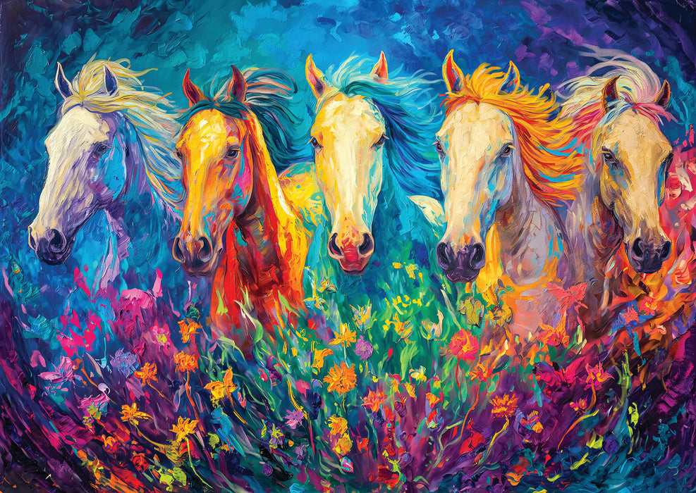Bright Galloping | 1000 Piece | AI Assistance