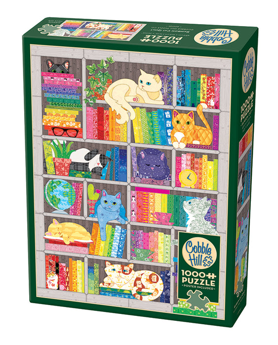 Rainbow Cat Quilt  | 1000 Piece