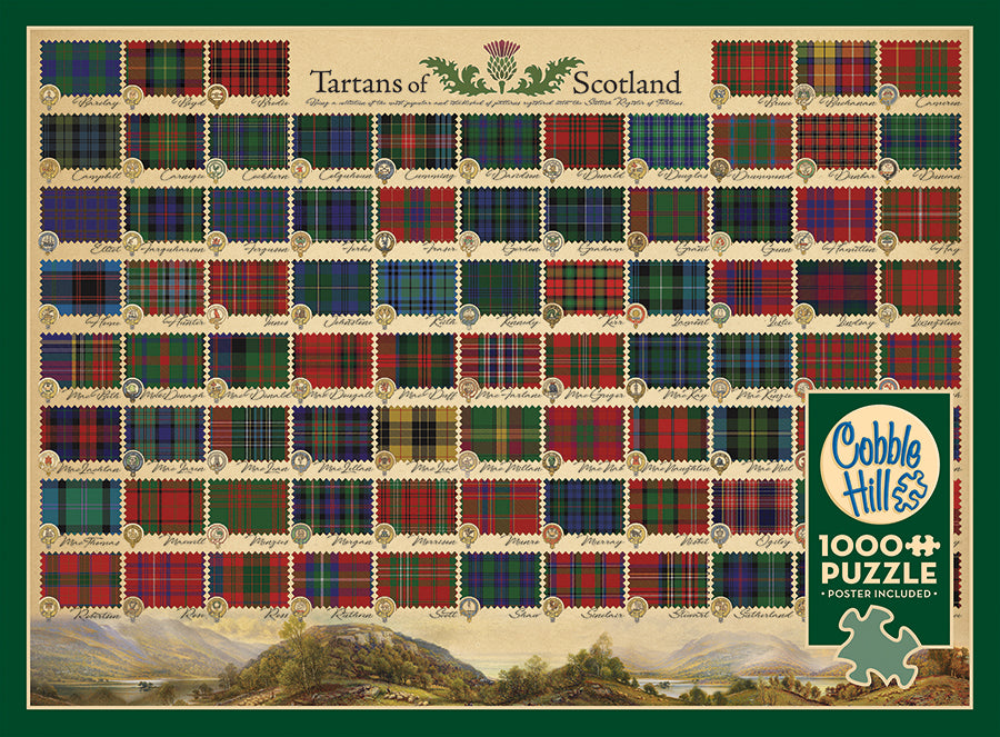 Tartans of Scotland  | 1000 Piece