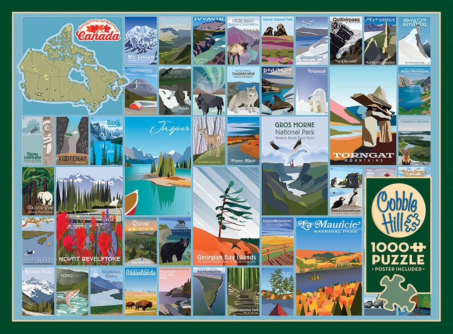 Parcs nationaux et réserves du Canada | 1000 pièces