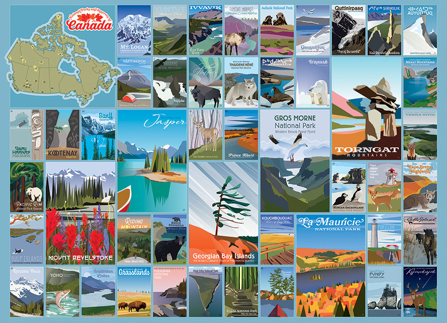 National Parks and Reserves of Canada  | 1000 Piece