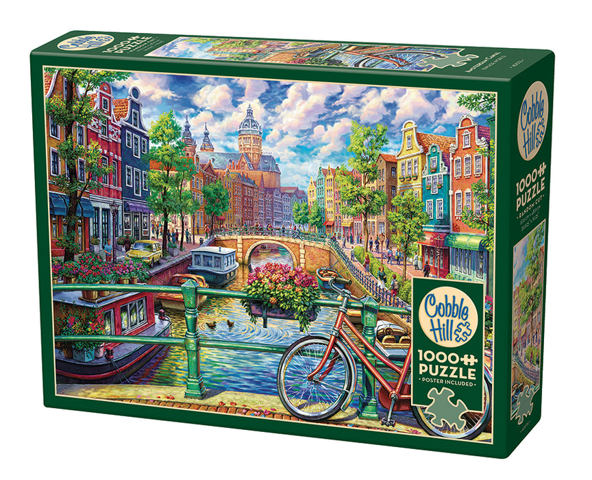 Canal d'Amsterdam | 1000 pièces