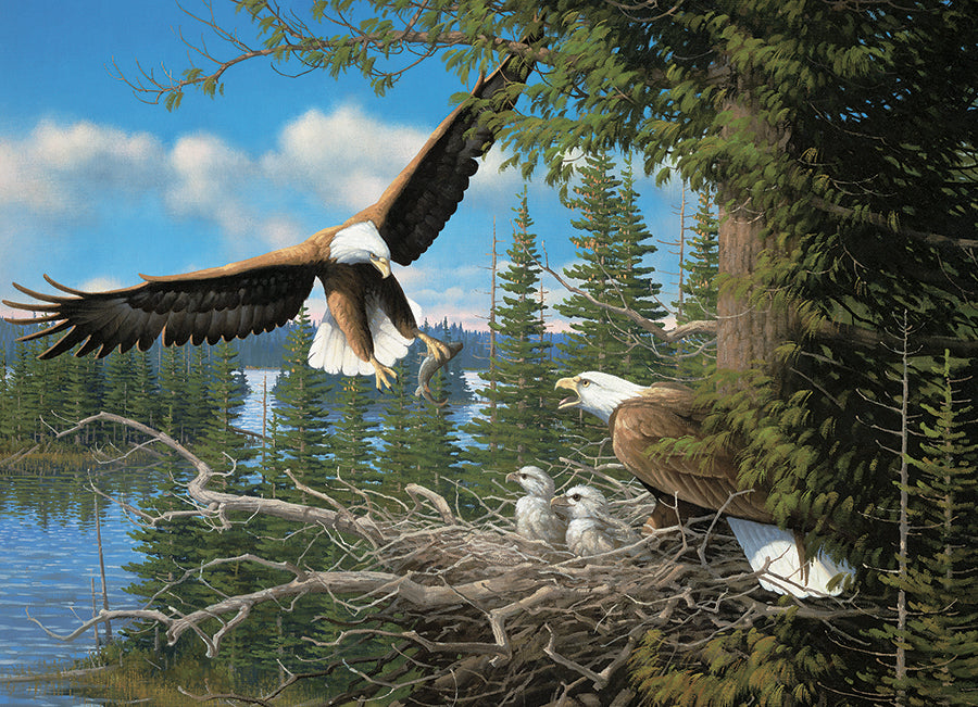 Nesting Eagles  | 1000 Piece