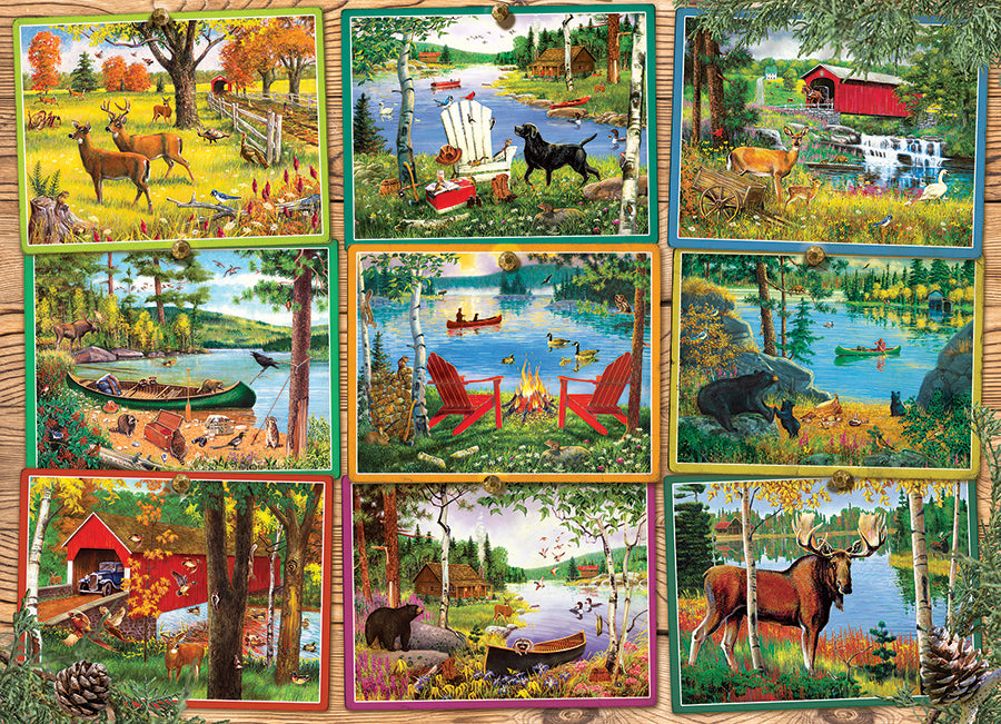 Cartes postales de Lake Country | 1000 pièces