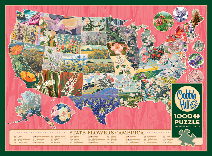 State Flowers of America | 1000 Piece