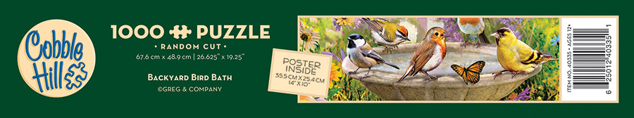 Backyard Bird Bath |1000 Piece