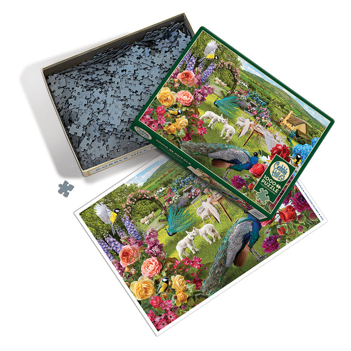 Little Lambs Rose Garden | 1000 Piece