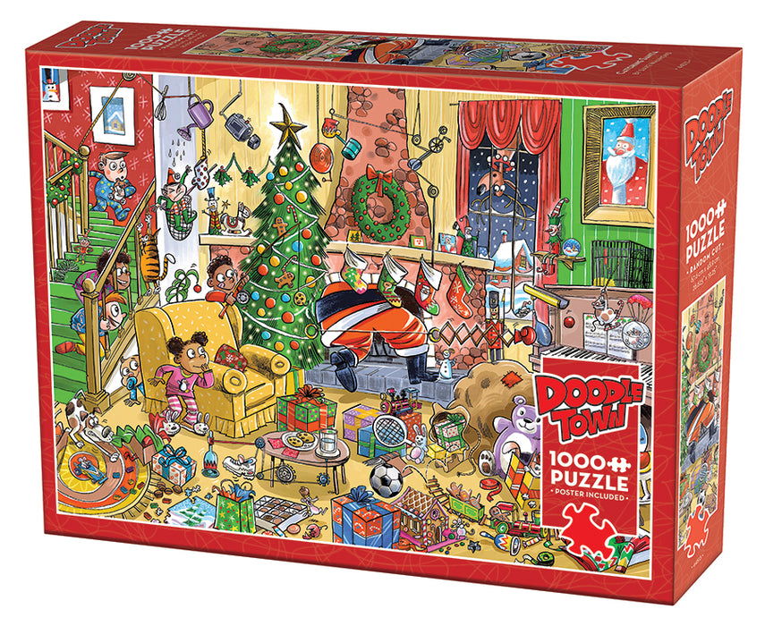 DoodleTown: Catching Santa | 1000 Piece