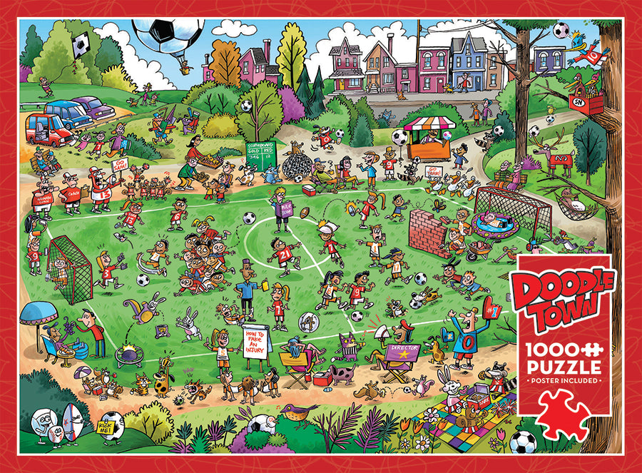 DoodleTown: Offside Antics |1000 Piece