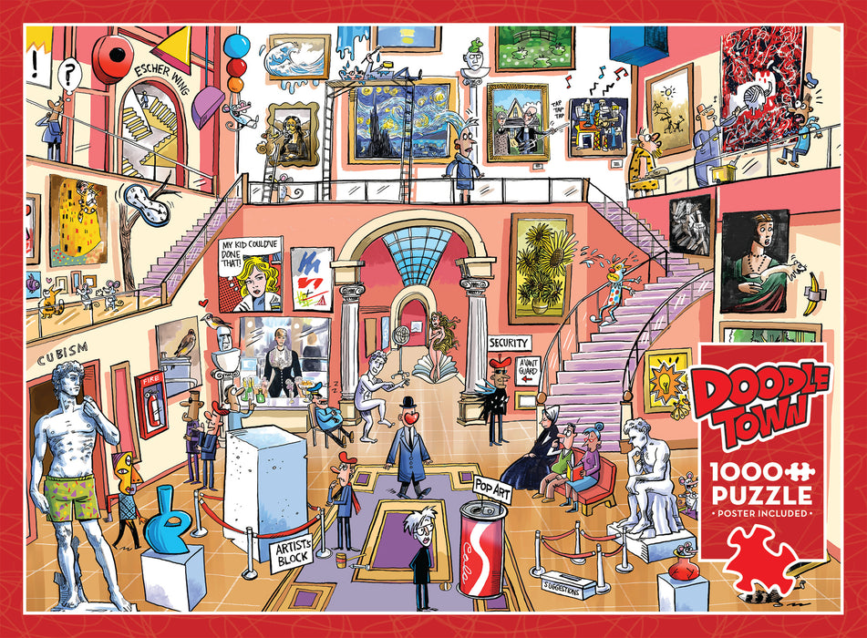 Doodletown: Museum Mischief | 1000 Piece