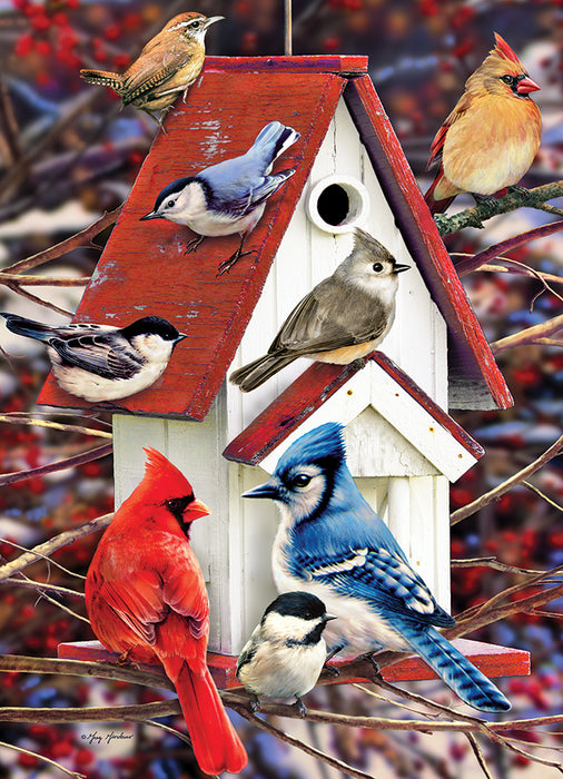 Winter Birdhouse  | 500 Piece
