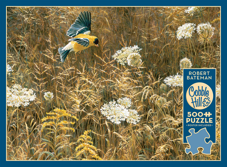 Queen Anne's Lace and American Goldfinch | 500 Piece