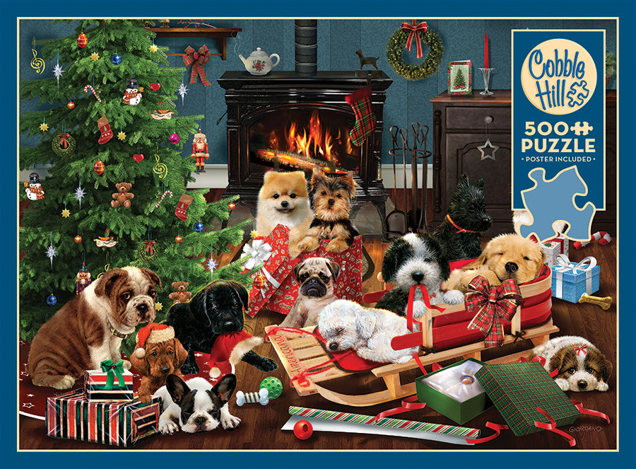 Christmas Puppies | 500 Piece