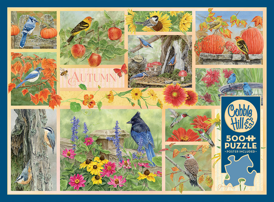 Garden Birds in Autumn | 500 Piece
