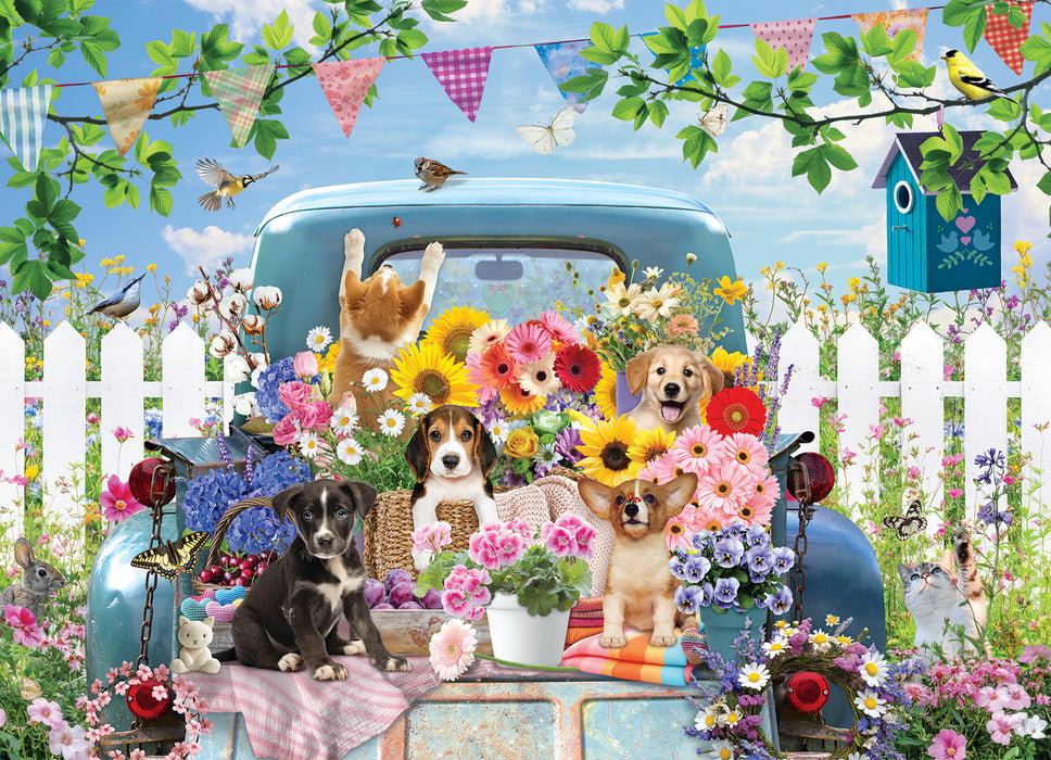 Country Truck in Summer | 500 Piece | AI Assistance