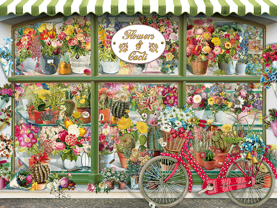 Flowers and Cacti Shop  | Easy Handling 275 Piece