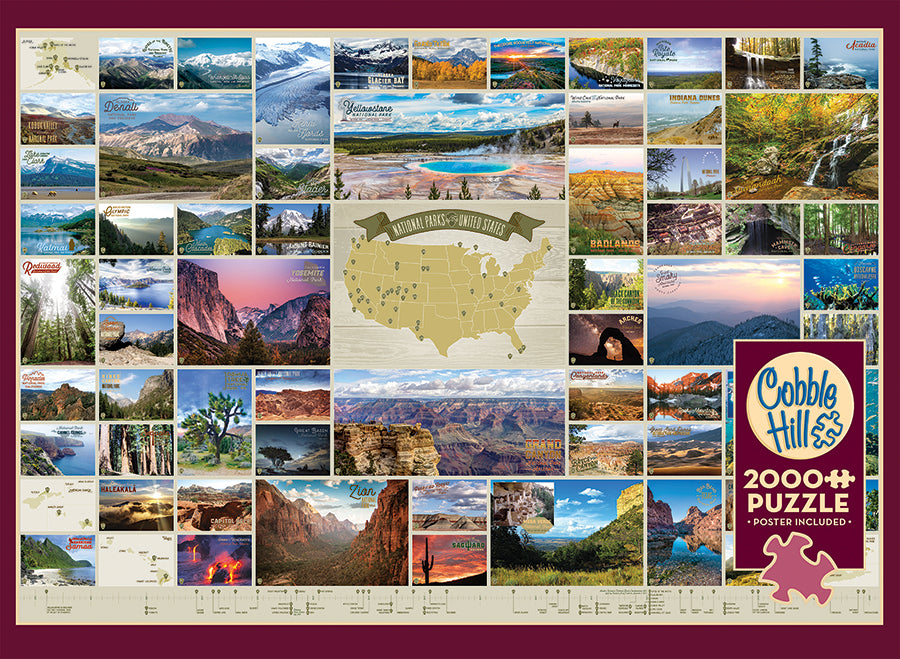 Parcs nationaux des États-Unis | 2000 pièces