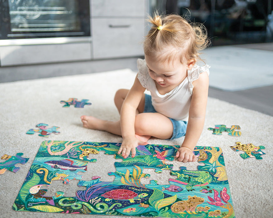 In the Rainforest (35pc Floor Rope Handle)