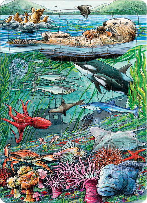 Life on the Pacific Ocean (tray)  | 35 Piece Tray