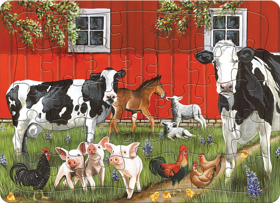 Red Barn Farm (tray)  | 35 Piece Tray