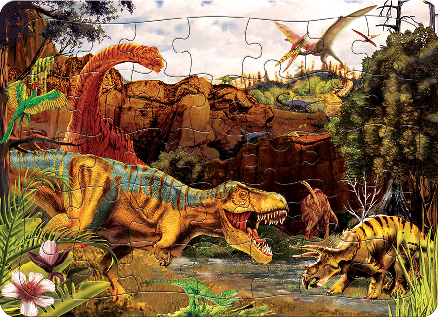 Dino Story (tray)  | 35 Piece Tray