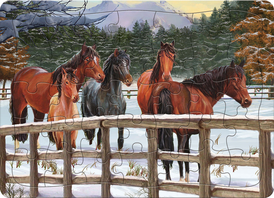 Snowy Pasture (tray)  | 35 Piece Tray