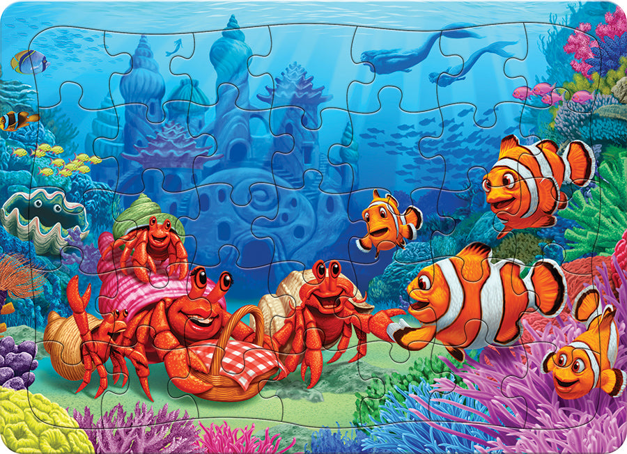Rassemblement de poissons-clowns (plateau) | Plateau de 35 pièces