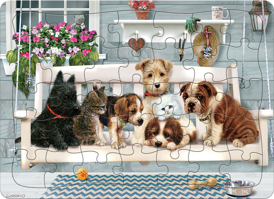 Porch Swing Buddies (tray)  | 35 Piece Tray
