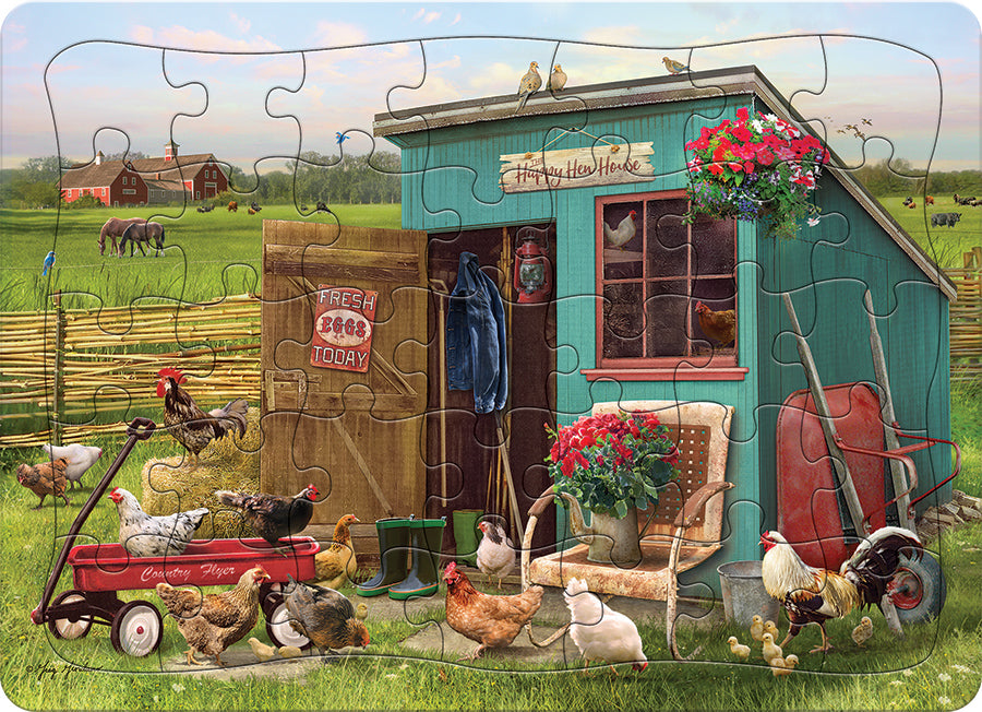 Happy Hens (tray)  | 35 Piece Tray